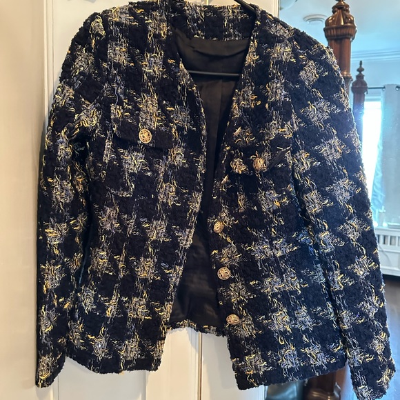 Tweed houndstooth blazer - Picture 2 of 4